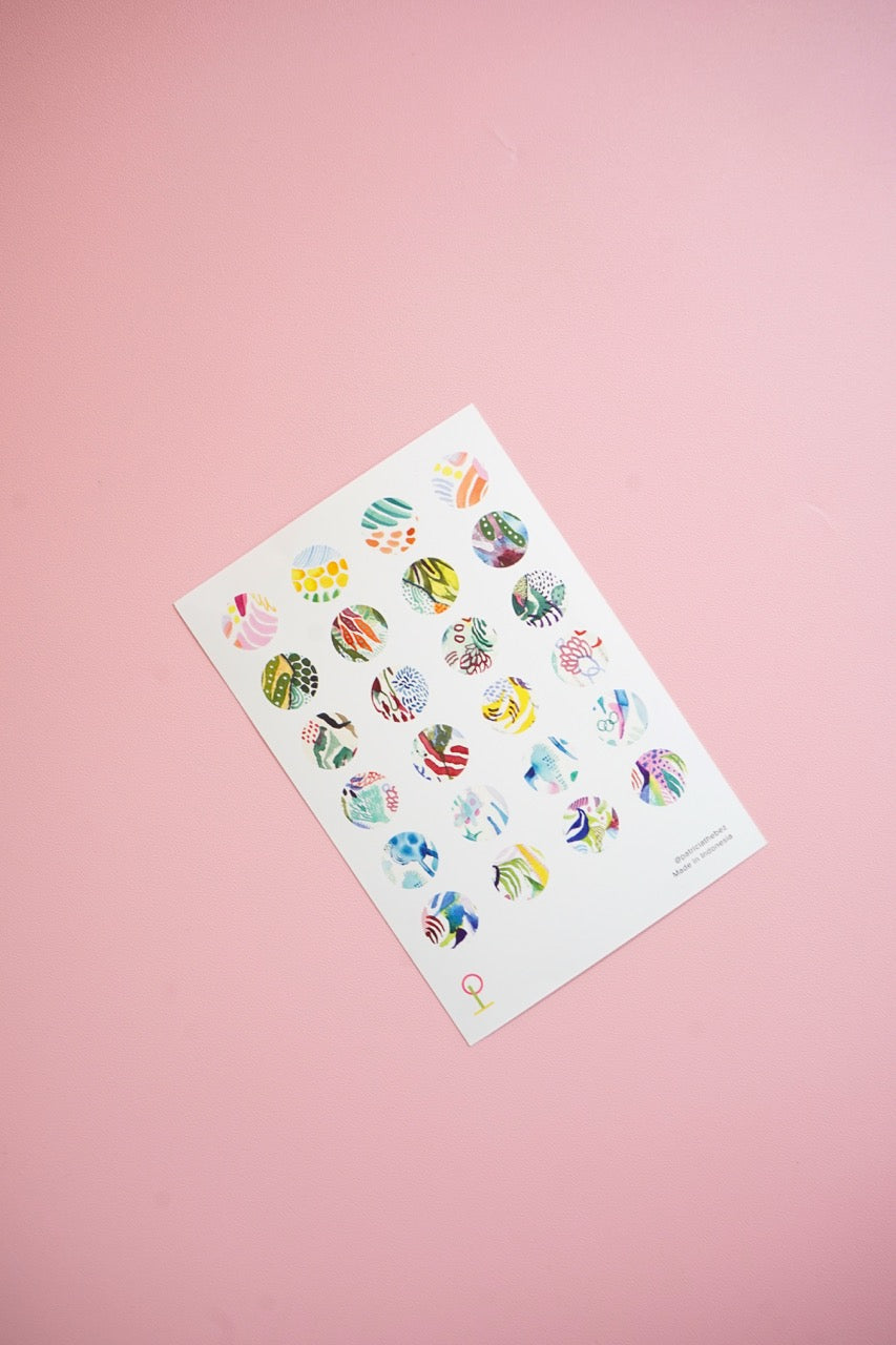 Garden Circle Sticker Sheet