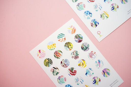 Garden Circle Sticker Sheet