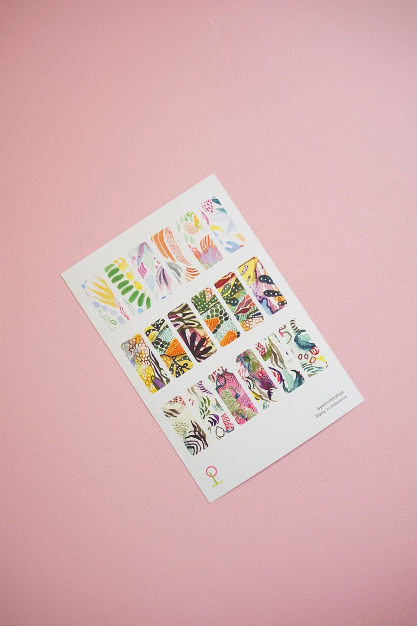 Garden Rectangle  Sticker Sheet