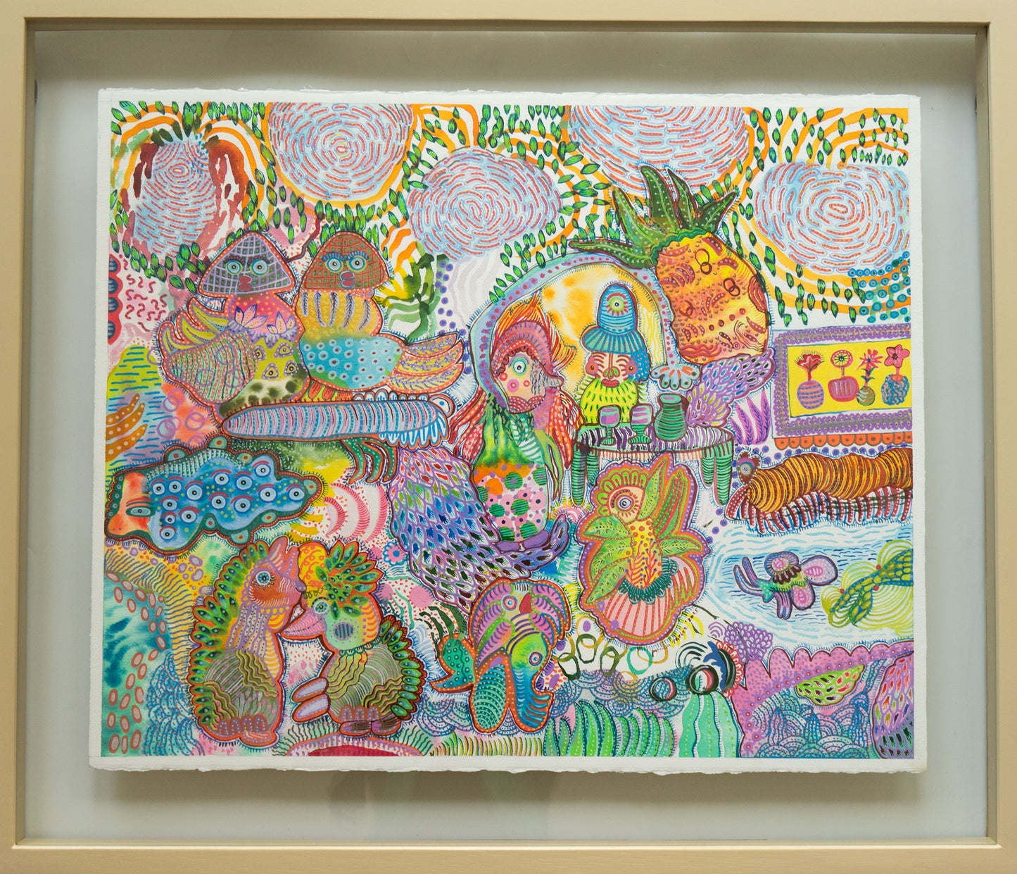 One Happy Afternoon Having Tea Party With Friends