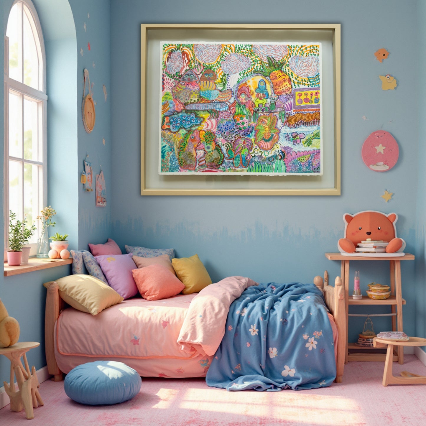 One Happy Afternoon Having Tea Party With Friends